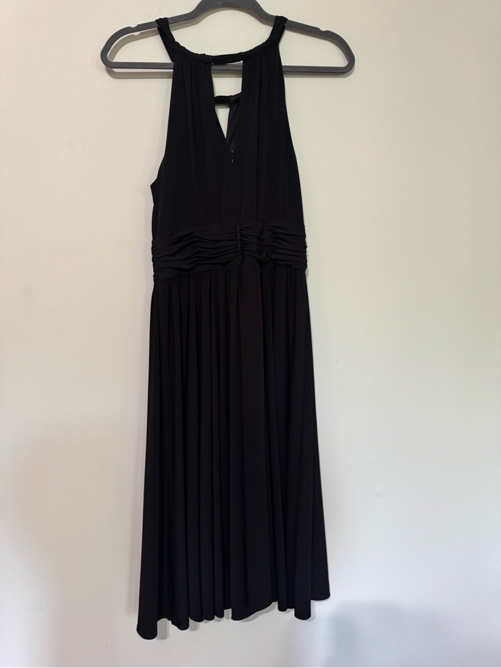 White House Black Market Black Halter Maxi Dress